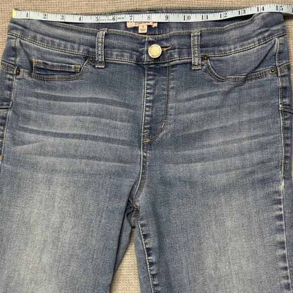 Juicy Couture Womens Blue Denim Skinny Leg Jegging Mid Rise Stretch Jeans Size 8 - Picture 8 of 12